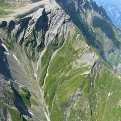 Flugwegposition um 14:05:28: Aufgenommen in der Nähe von Sarganserland, Schweiz in 3002 Meter